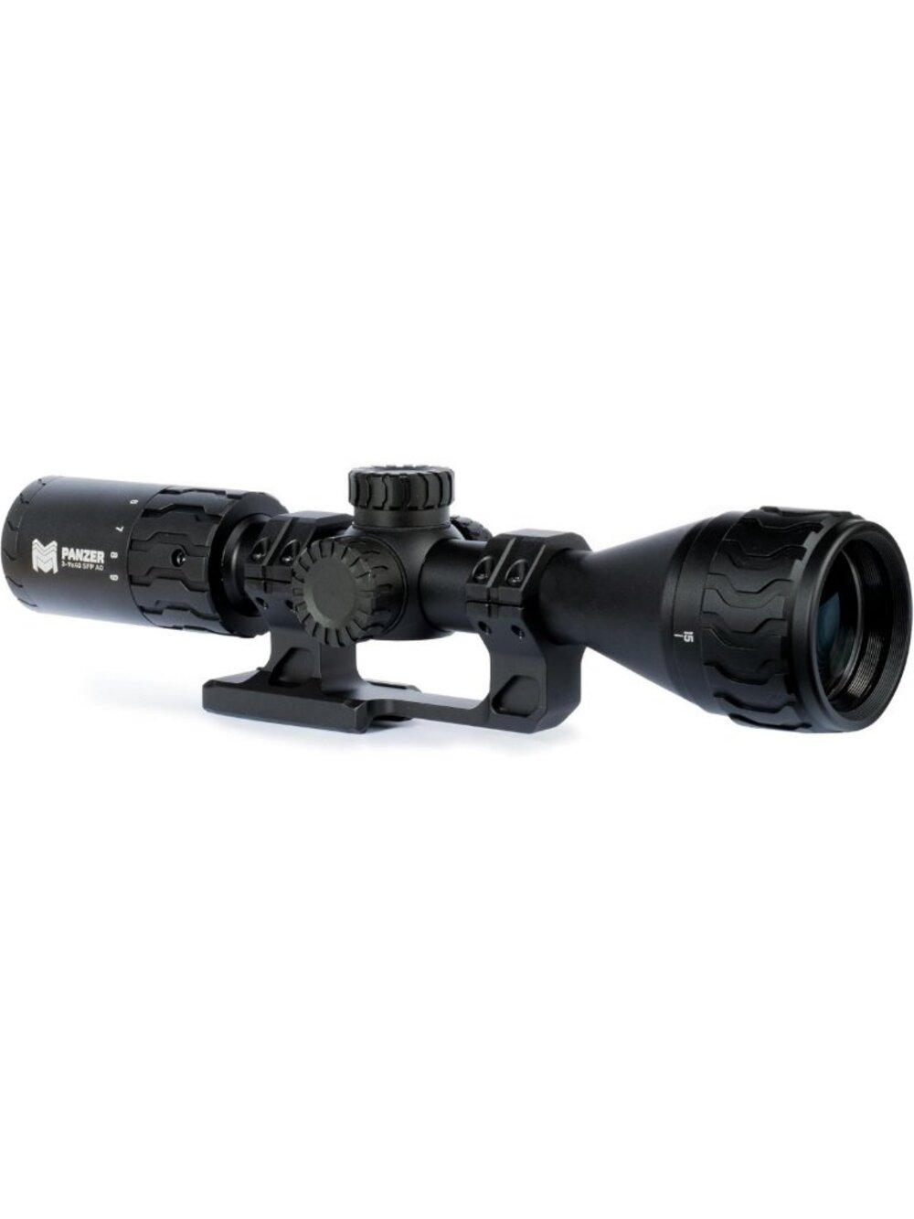 HD 3-9x40 Rifle Scope with Adjustable Objective & Offset Mount for Precision